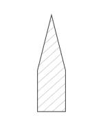 Lame de couteau circulaire Double biseau